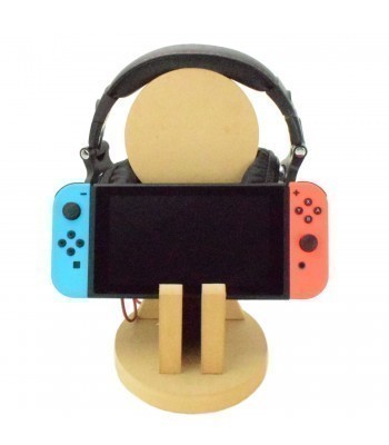 18mm Freestanding MDF Gaming Headset & Nintendo Switch Single Holder Stand